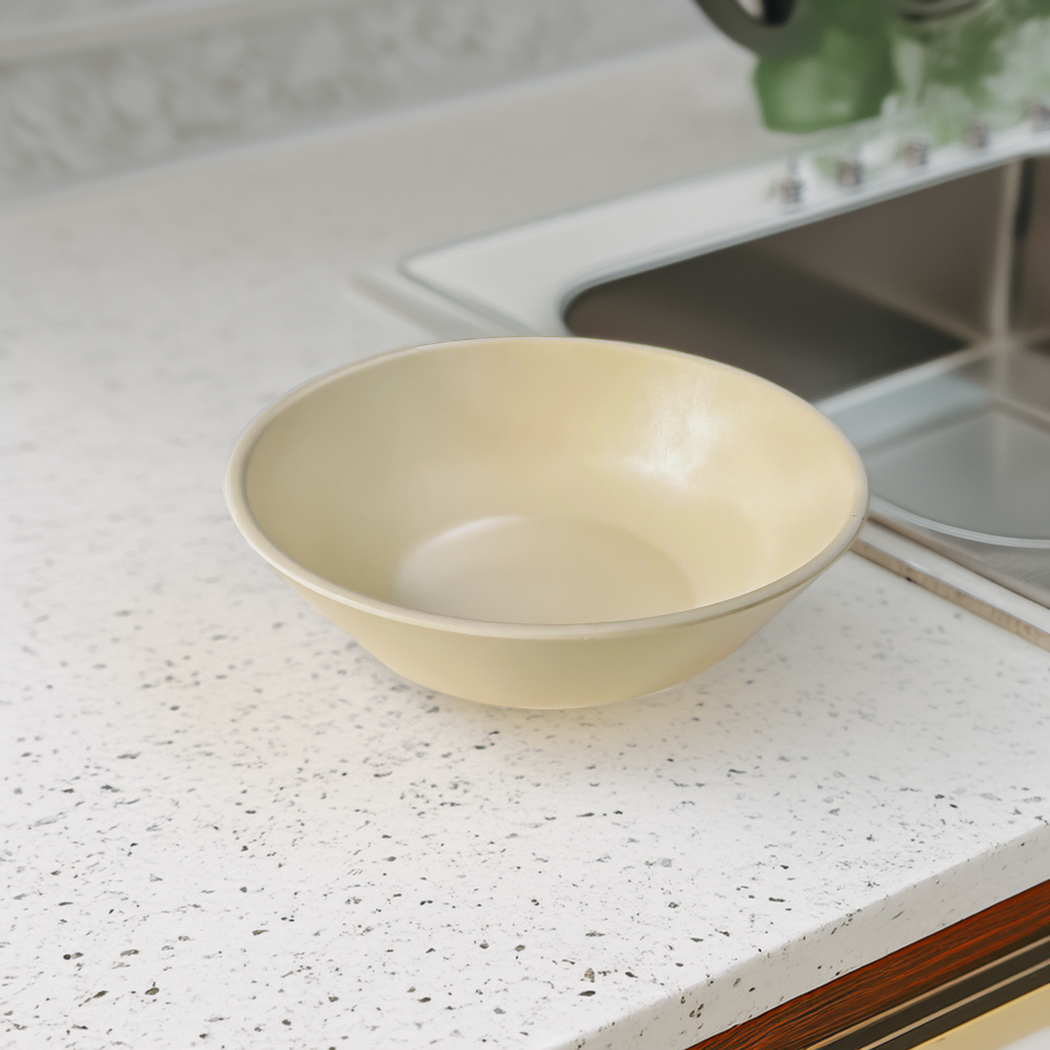 Beige Melamine Open Bowls