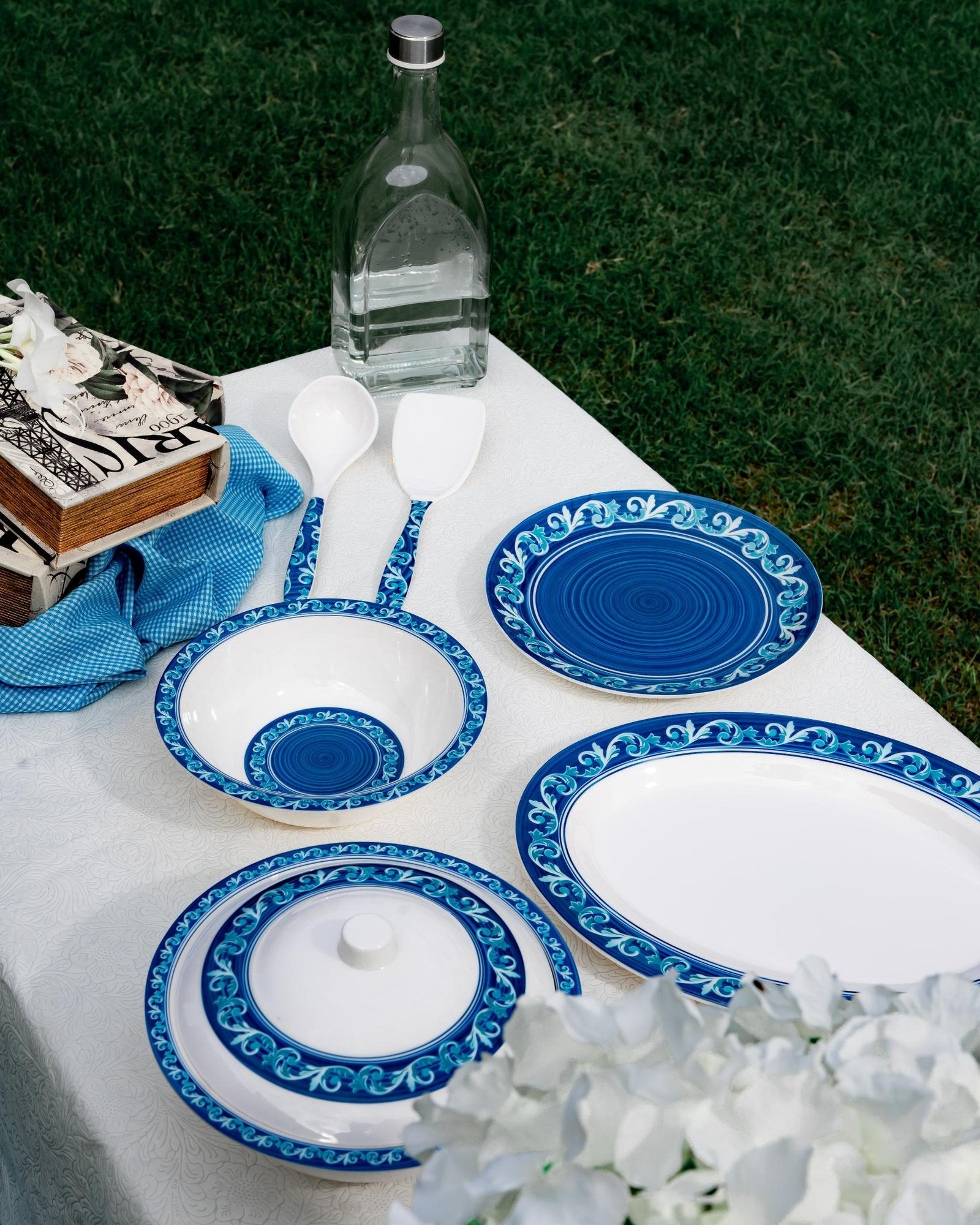 Azure Bliss Dinner Set