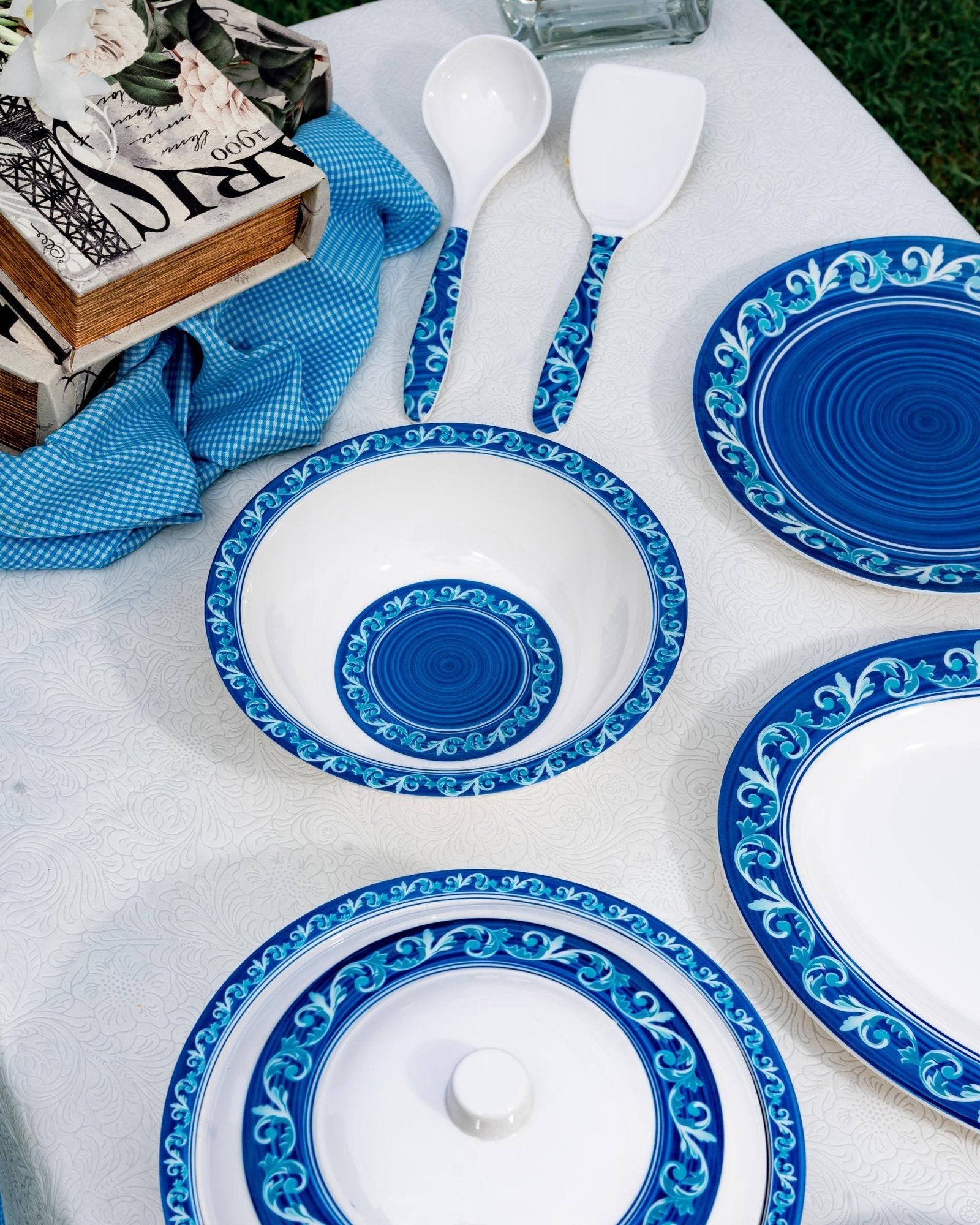 Azure Bliss Dinner Set