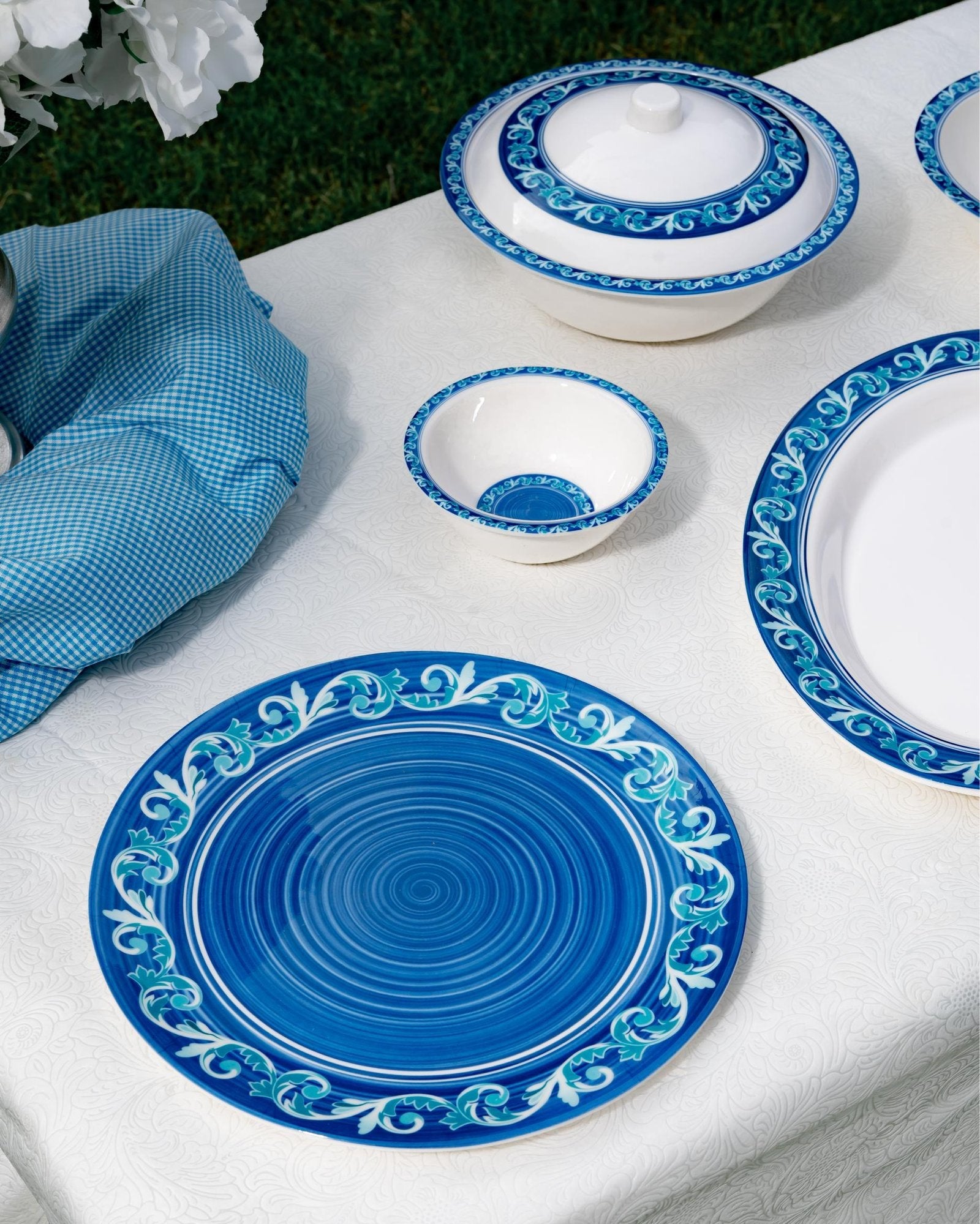 Azure Bliss Dinner Set