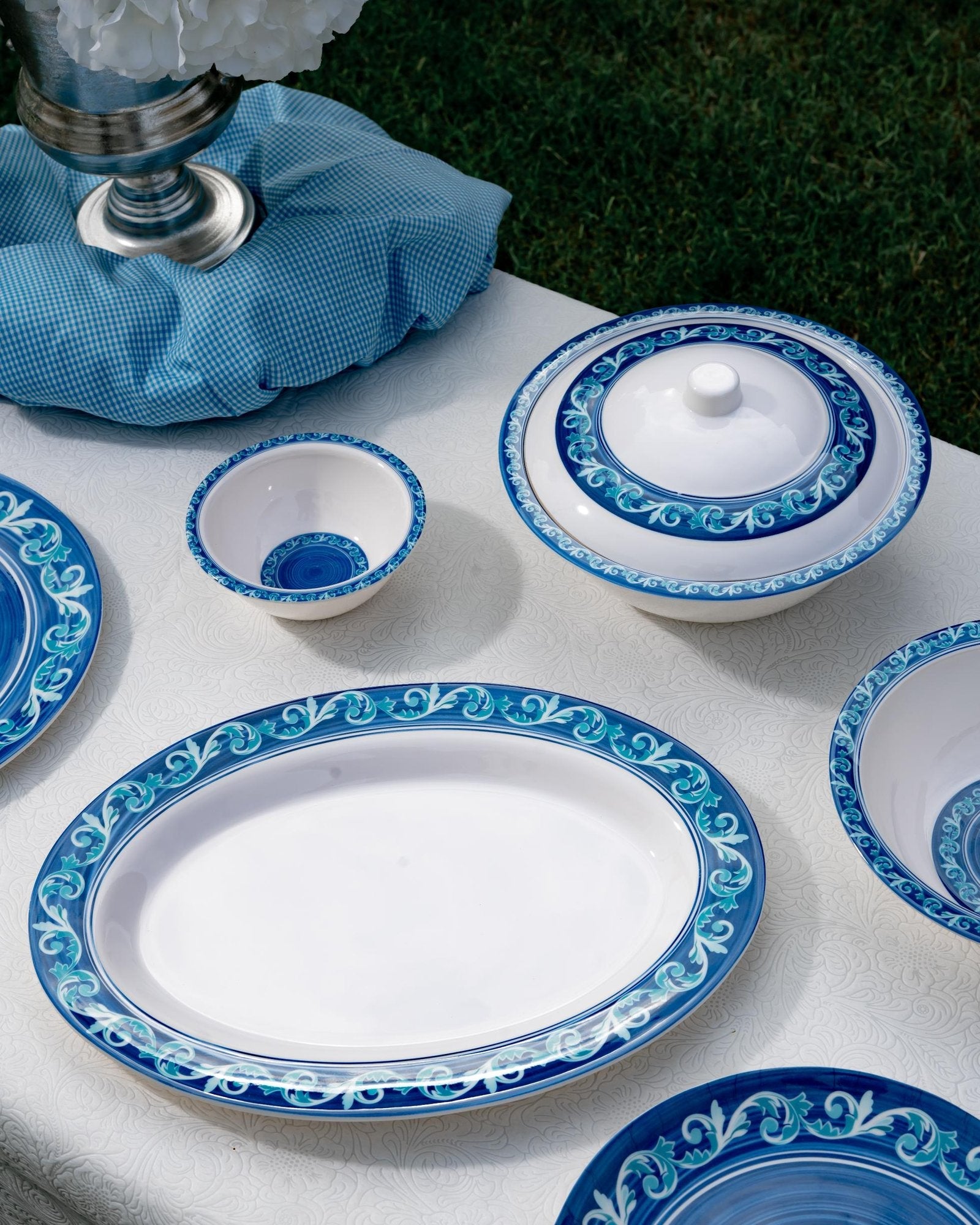 Azure Bliss Dinner Set