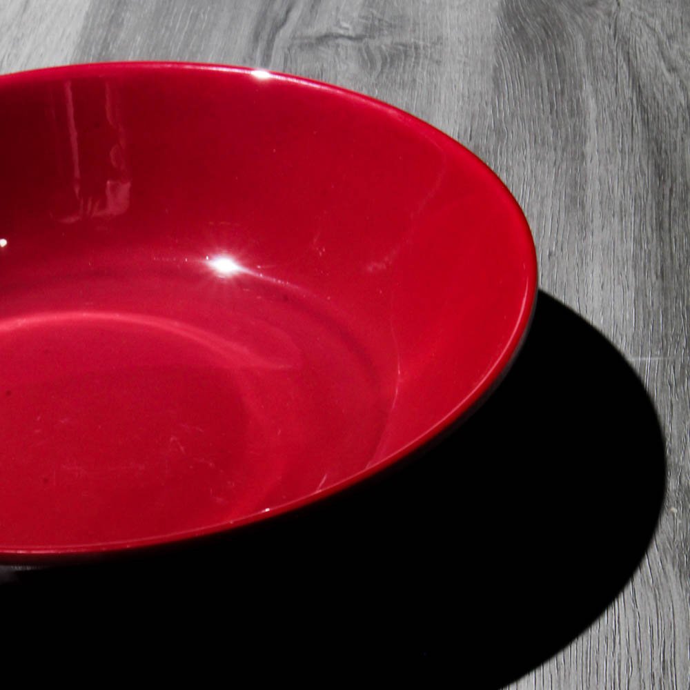 Red Melamine Open Bowls