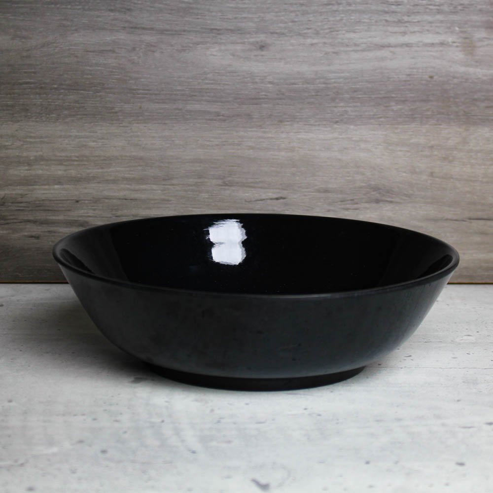 Black Melamine Open Bowls