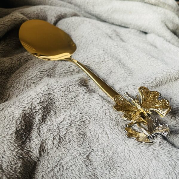 Turkish Serving Rice Spoon In Gold (single piece)