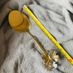 Turkish Serving Rice Spoon In Gold (single piece)